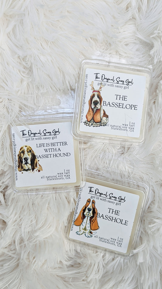 Basset Hound Wax Melt Trios